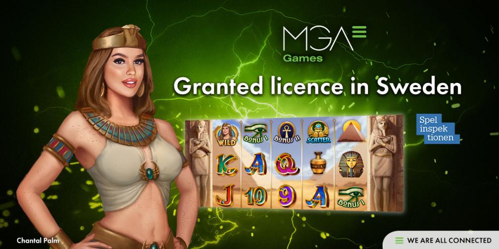 MGA Games consigue una licencia B2B de Suecia