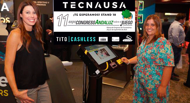 Tecnausa en Torremolinos presentará las novedades de sus súperventas y un nuevo y atractivo módulo Cashless