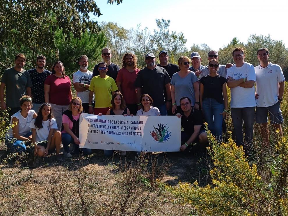 Empleados de Loteries de Catalunya se unen a la Sociedad Catalana de Herpetología en una Jornada de conservación