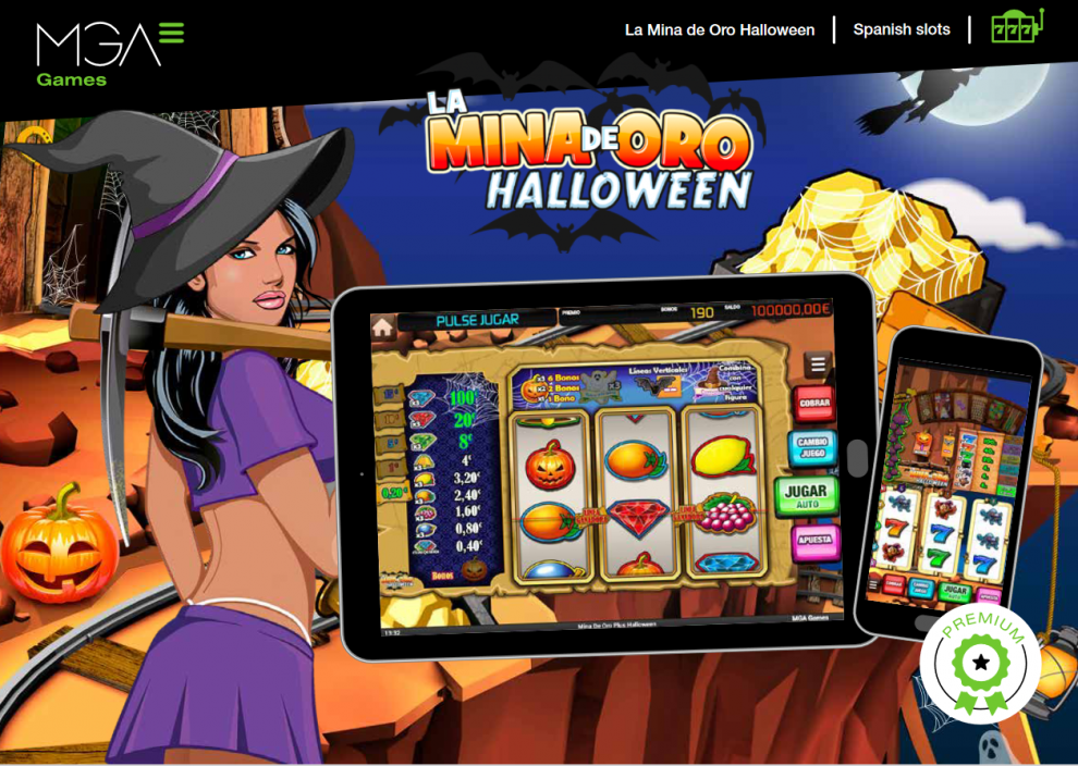 MGA Games viste de Halloween su mítica Mina de Oro
VÍDEO y DESCRIPCIÓN DEL JUEGO