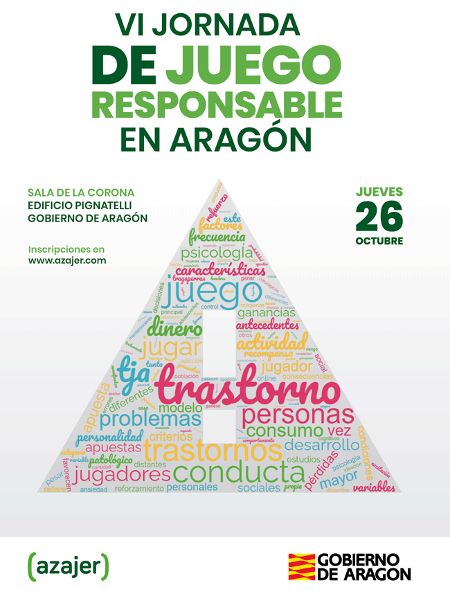 Se convoca la VI Jornada sobre Juego Responsable en Aragón
