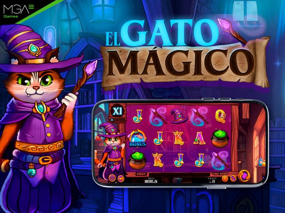 Adéntrate en el mundo de magia y misterios de El Gato Mágico, el nuevo lanzamiento premium de MGA Games
