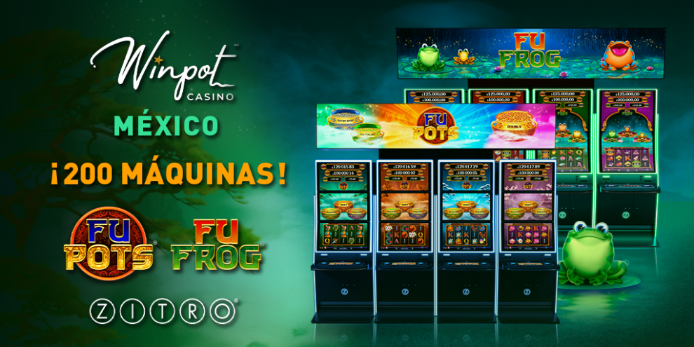 El Grupo Mexicano Winpot añade 200 máquinas con los nuevos juegos de Zitro
 