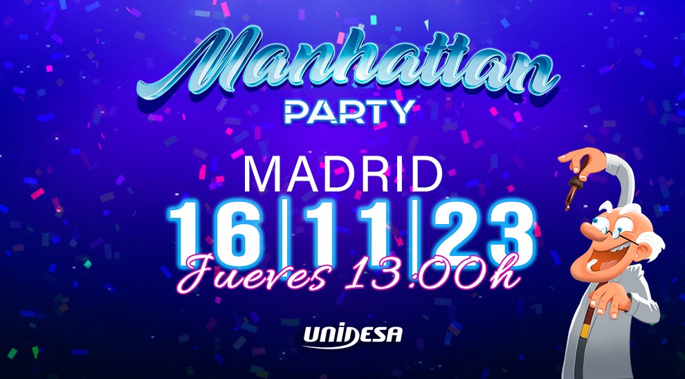 La MANHATTAN PARTY al fin llega a MADRID