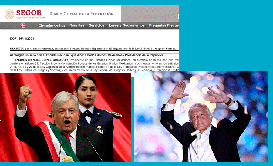Reformas Autoritarias y Populistas en la nueva Ley Federal de Juegos y Sorteos de México que exime a la Lotería Nacional