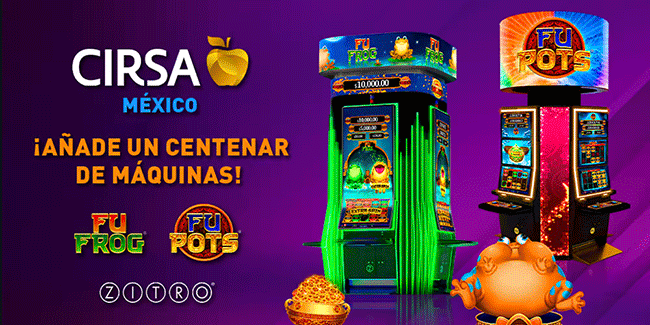 CIRSA incorpora en sus Salas mexicanas un centenar de innovadoras Máquinas de Juegos de ZITRO