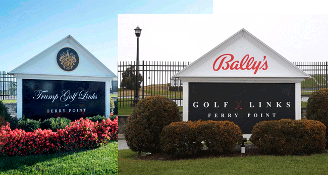 El nombre de Bally's reemplazará a Trump en el Campo de Golf del Bronx