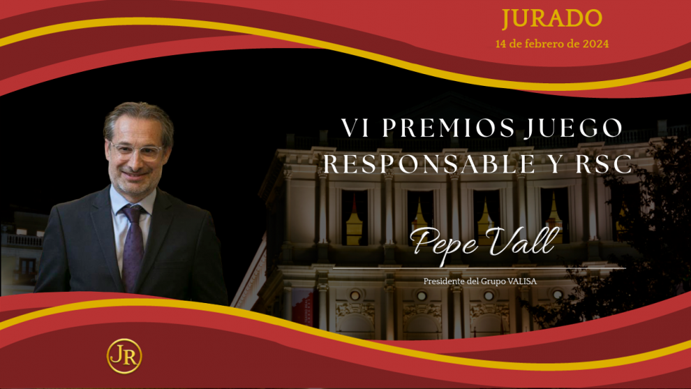 José Vall, Presidente del Grupo Valisa, integrante del Jurado en los Premios de Juego Responsable y RSC en su Sexta Edición