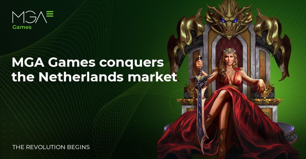 MGA Games se impone en el mercado holandés tras su salida en cuatro de los casinos más populares