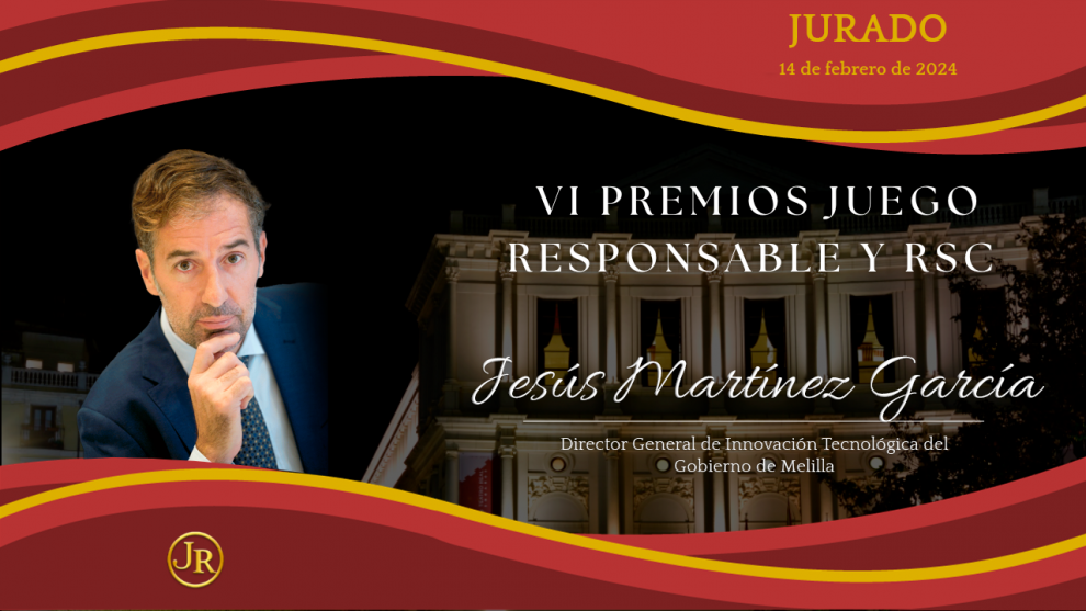 Melilla respaldando el Juego Responsable: Jesús Martínez García, Director General de Innovación Tecnológica del Gobierno, se une al Jurado
