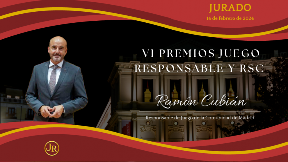Ramón Cubián, Director General de Suelo y Oficina Madrid Nuevo Norte, formará parte del Jurado de los Prestigiosos Premios de Juego Responsable y RSC