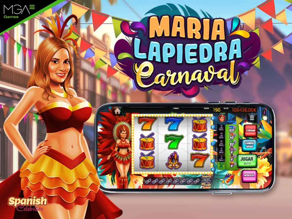 La fiesta del Carnaval continúa en MGA Games con la Spanish Celebrity, María Lapiedra