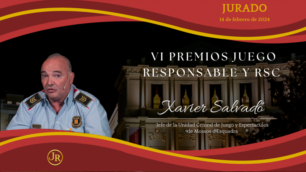 Xavier Salvadó Rovira, Jefe de la Unidad Central de Juego y Espectáculos de Mossos d'Esquadra, en el Jurado de los 