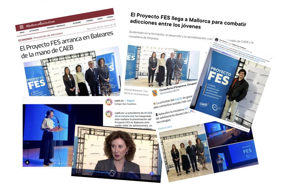 El Proyecto FES recopila todos los impactos mediáticos de la presentación en Baleares