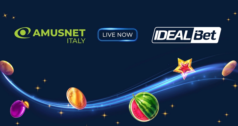 Amusnet amplía su presencia en Italia con una alianza estratégica con IdealBet