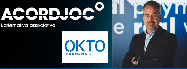 EXCLUSIVA IGNACIO GARCÍA FRADE con ACORDJOC
Enorme interés en la presentación de OKTO sobre pagos digitales en máquinas de hostelería 