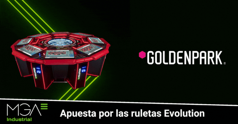 Las salas GoldenPark apuestan por la Ruleta Evolution de MGA