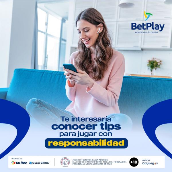  Colombia: Betplay presenta una plataforma de Juego Responsable