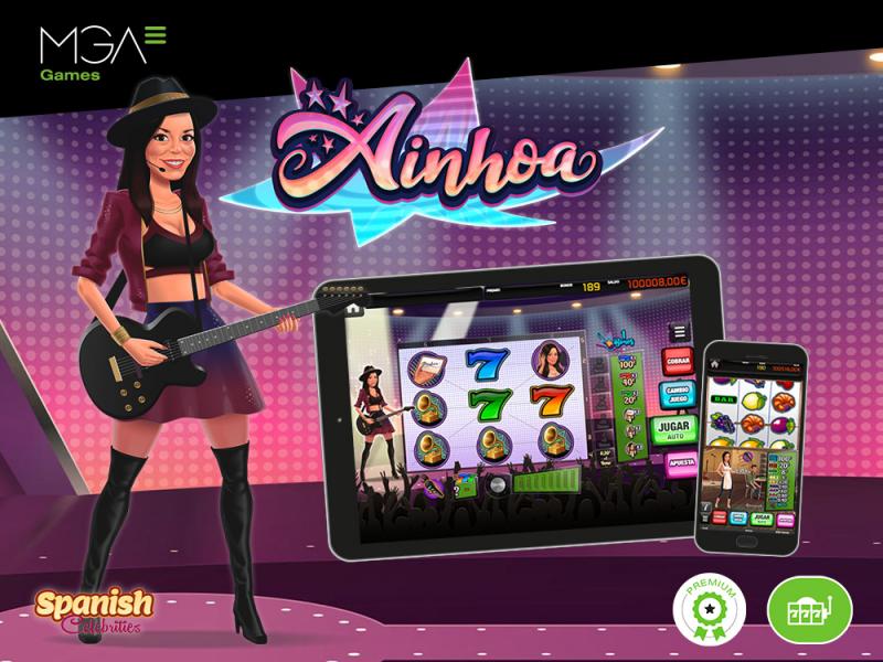  Ainhoa de OT, la nueva slot de la serie Spanish Celebrities de MGA Games 
(Vídeo)
