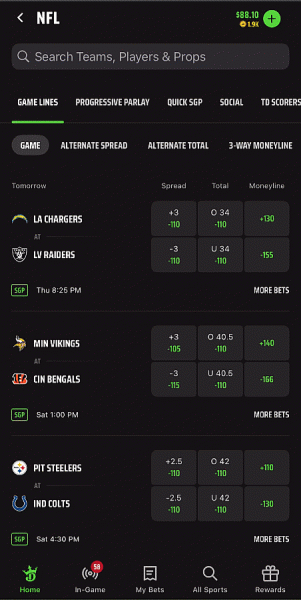 DraftKings Sportsbook Lanza la Función Parlay Progresivo en su Plataforma de Apuestas Móviles