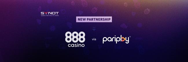 SYNOT Games extends online casino partnership with 888 casino in the UK
