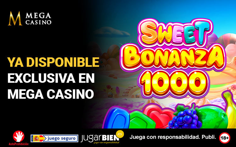 Desde MELILLA, Mega Casino nos adelanta el lanzamiento de Sweet Bonanza 1000