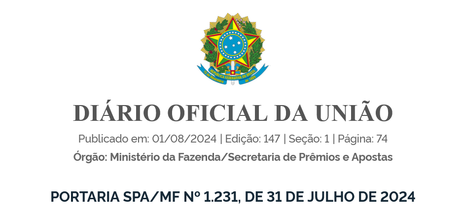 El Gobierno Brasileño anuncia que el Ministerio de Hacienda controlará las empresas de Apuestas y podrá realizar inspecciones in situ