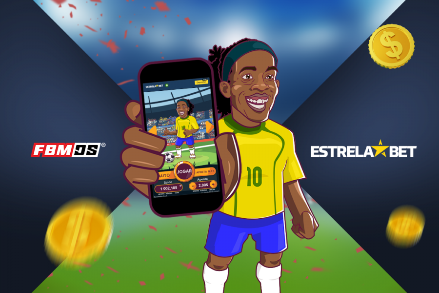 FBMDS y Estrela Bet inician una épica alianza de juegos de casino online con Ronaldinho Crash