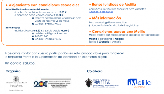 Melilla acoge el Evento PACS 2025: Una jornada contra la suplantación de identidad digital