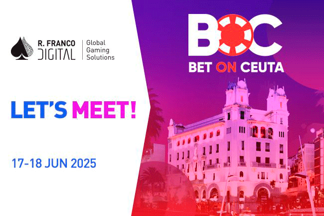 R. Franco Digital participa desde hoy en Bet On Ceuta 2025 con representación de su equipo directivo