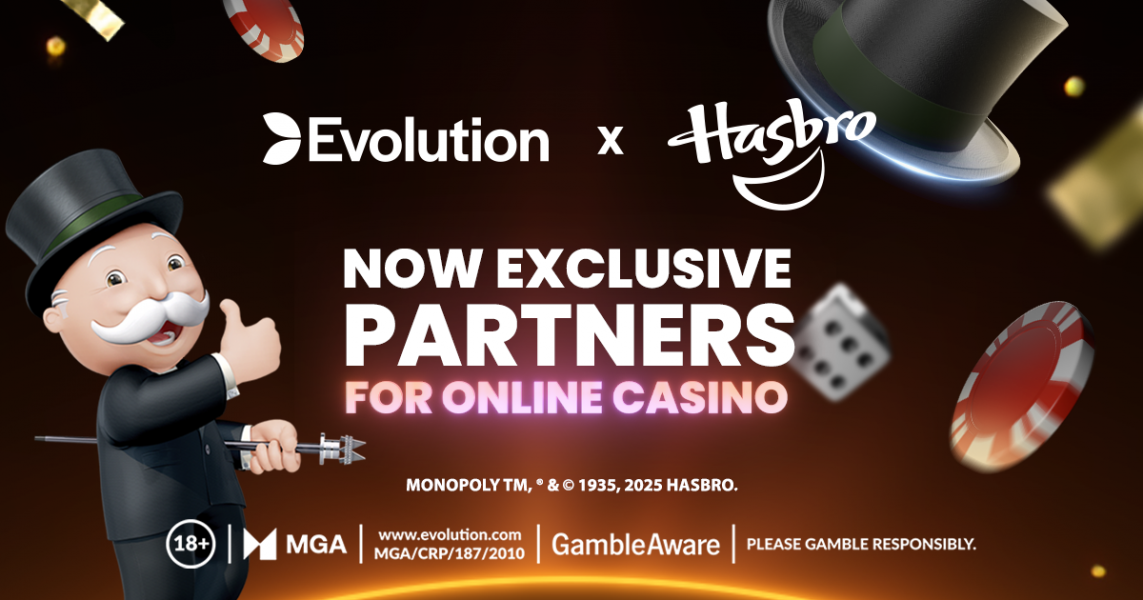 Evolution y Hasbro sellan alianza exclusiva para juegos de casino en vivo y slots online