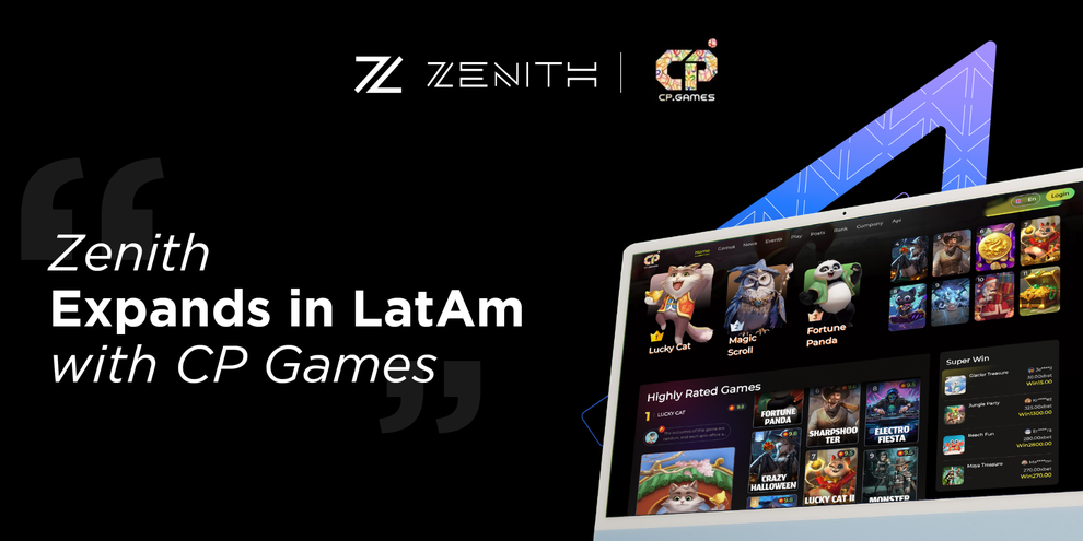 Zenith se expande en LatAm con acuerdo exclusivo de Distribución de Contenido con CP Games