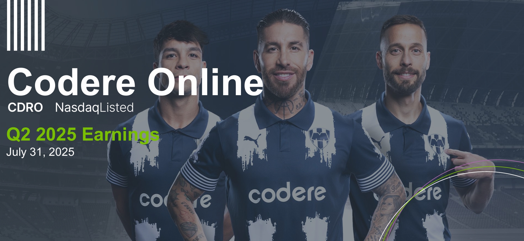 Codere Online Posts Q2 2025 Results: Net Gaming Revenue Rises 1%, Driven by Strong Growth in Mexico