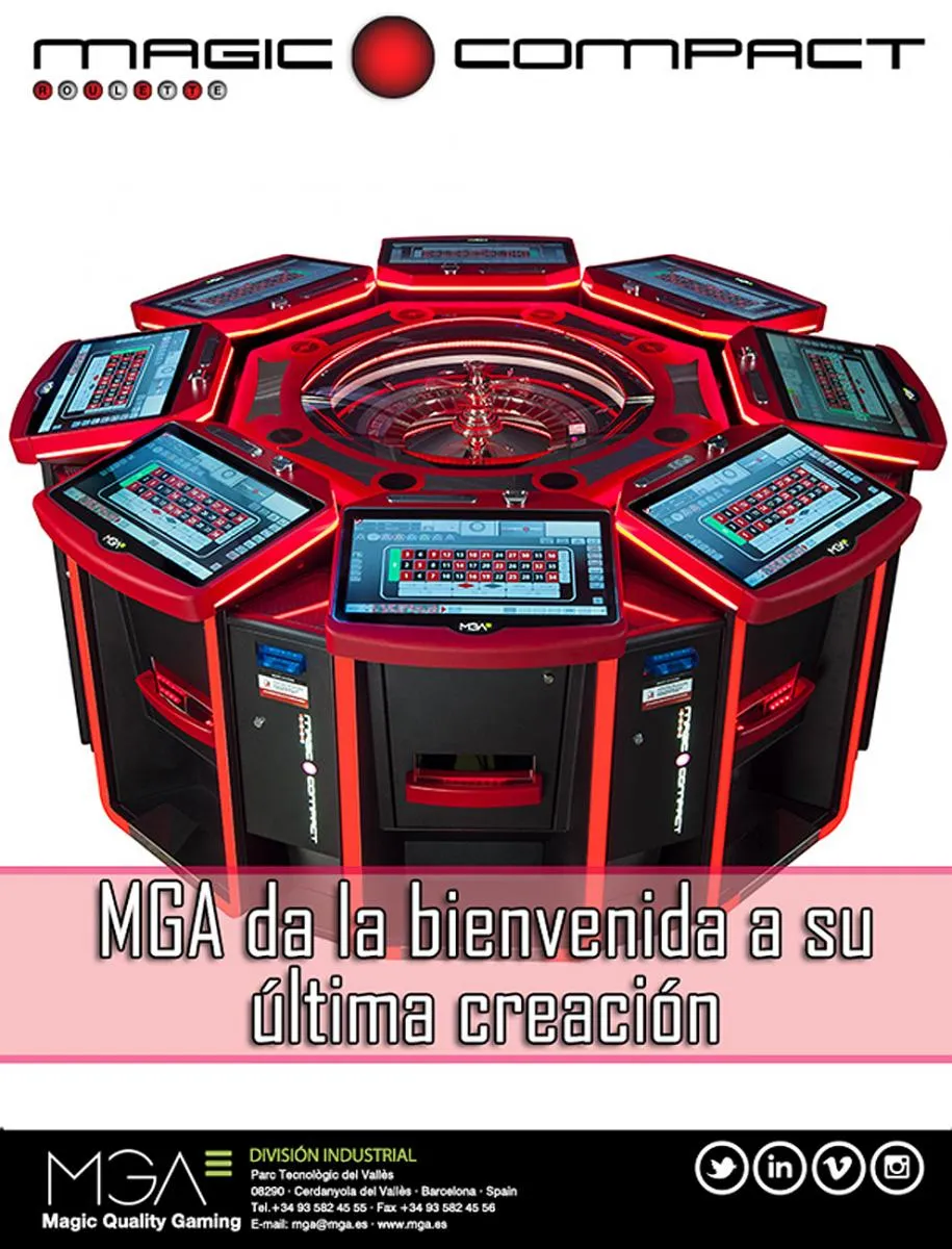 MGA brilla en Torremolinos con su nueva ruleta Magic Compact