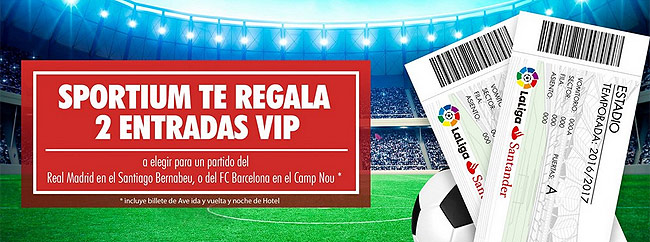 Sportium regala HOY en la cena de Azemar entradas VIP para ver al F.C. Barcelona o al Real Madrid