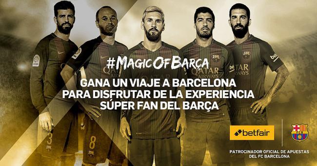 VEAN el vídeo de la campaña de Betfair para aprovechar su asociación con el F.C. Barcelona 