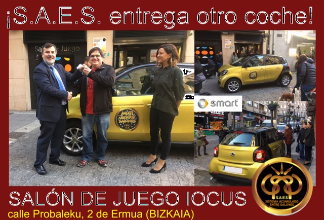 Segundo coche entregado en el acumulado Vasco entre Salones de Juego