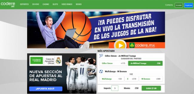 CODERE en México: 
Balance de los primeros días operando online