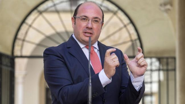Pedro Antonio Sánchez, presidente de la Comunidad de Murcia