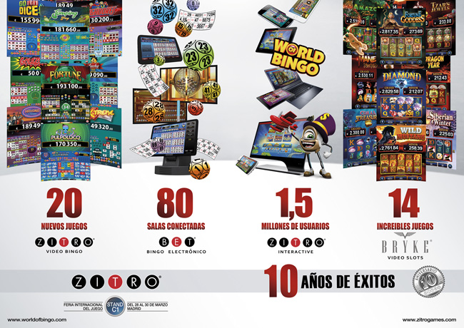 20 nuevos Juegos para Vídeo Bingo y 14 para Vídeo Rodillo