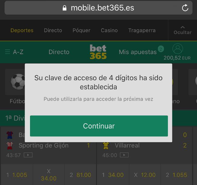 OTRO BOMBAZO QUE ANALIZAMOS EN EXCLUSIVA PARA NUESTROS LECTORES Bet365 da un paso más para agilizar el juego desde dispositivos móviles