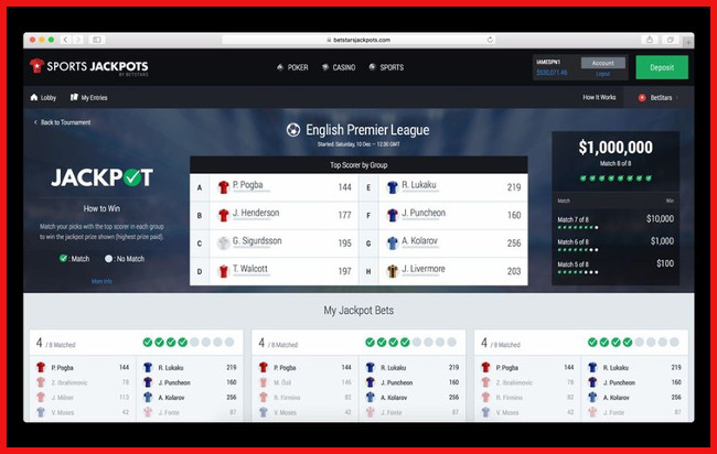 BetStars (AMAYA Group) lanza un producto basado en los fantasy sports: SPORTS JACKPOTS.
