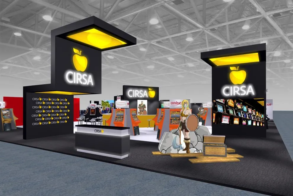 Los VIKINGOS de UNIDESA se exhibirán en el ESPECTACULAR Stand de CIRSA en FER’17