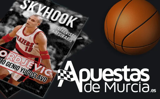 Continúa el idílio de Apuestas de Murcia con el baloncesto: Alianza con la revista SkyHook