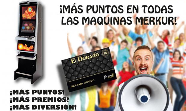 Las máquinas de Merkur Dosniha dan más ventajas a los clientes de las Salas El Dorado