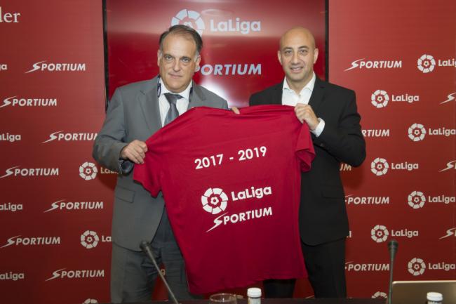 Javier Tebas sella su Acuerdo con Sportium porque es la que 