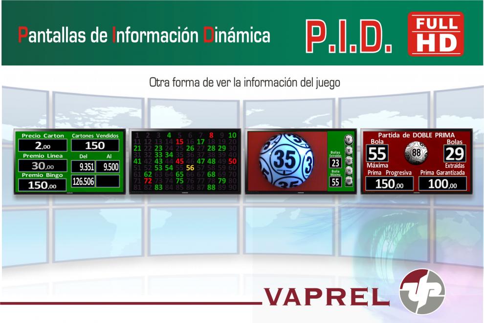 VAPREL presentará en Expojoc el nuevo sistema de información en alta definición (PID HD)