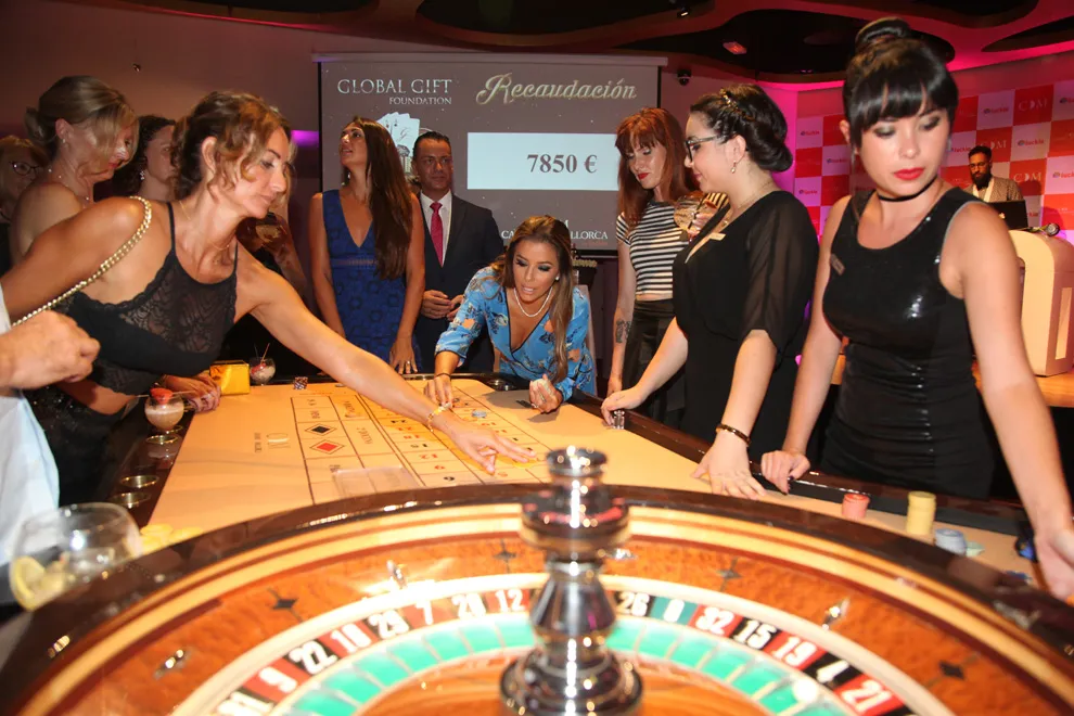 EVA Longoria también juega a la Ruleta en el Casino Mallorca de Luckia