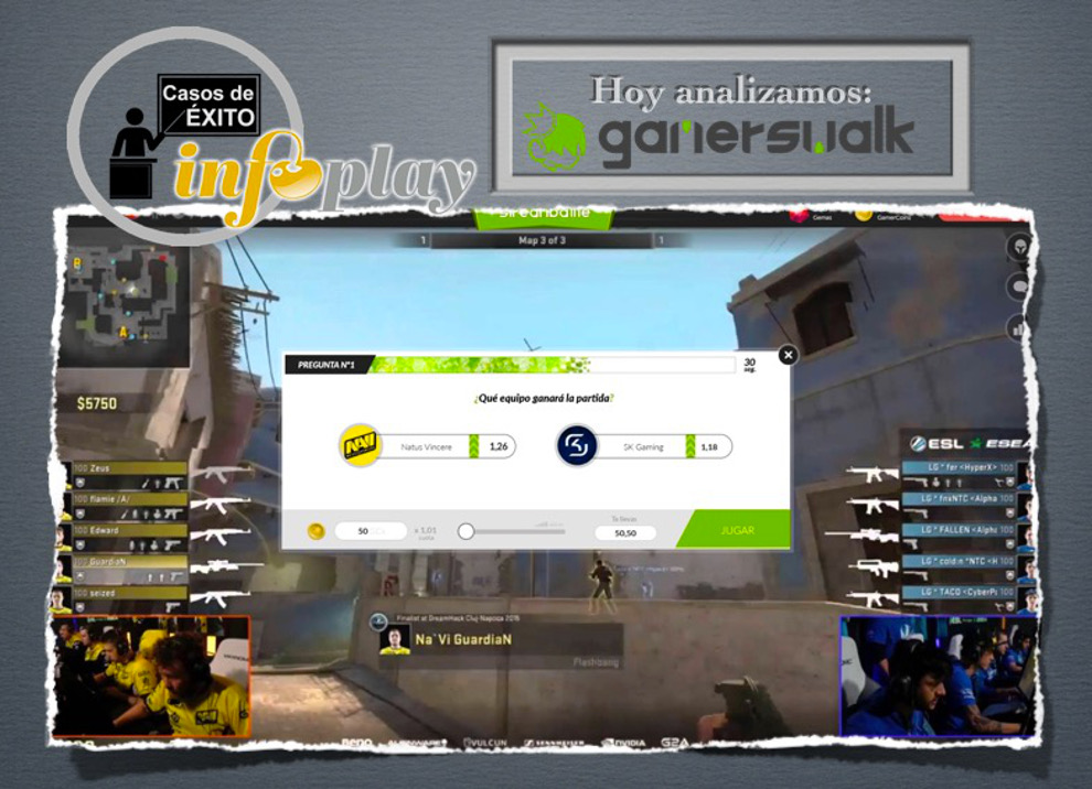 GamersWalk, la plataforma de entrenimiento de referencia en los eSports