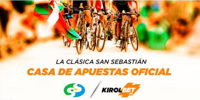 KIROLBET sigue mostrando su liderato en ciclismo: Cierra un acuerdo de patrocinio con La Clásica de San Sebastián